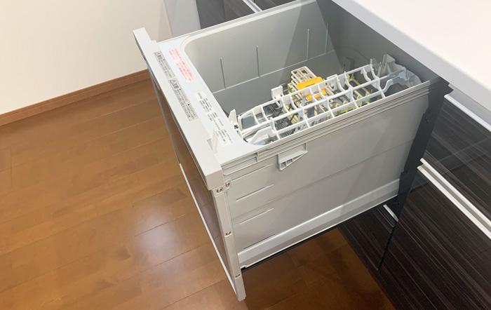ボタン1つで自動で洗い物